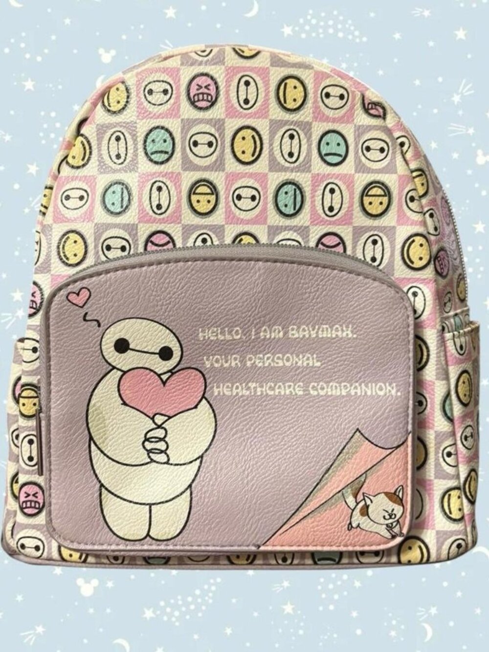 Danielle Nicole Disney Big Hero 6 Baymax pink backpack